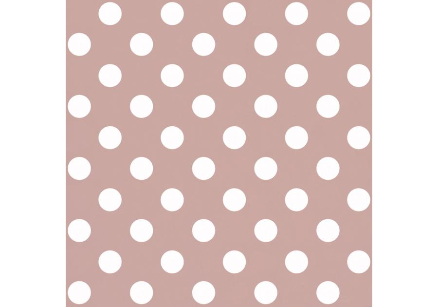 Zdjęcie: Tapeta papierowa Euroline Rash różowo-białe kropki  POLAMI