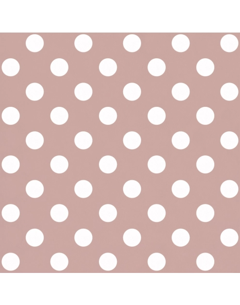 Zdjęcie: Tapeta papierowa Euroline Rash różowo-białe kropki  POLAMI