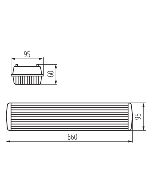 Zdjęcie: Oprawa pyłoszczelna Dicht 4LED NP 218/PS MILEDO