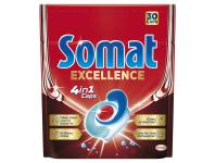 Zdjęcie: Tabletki do zmywarki Excellence 4w1 - 30 szt. SOMAT