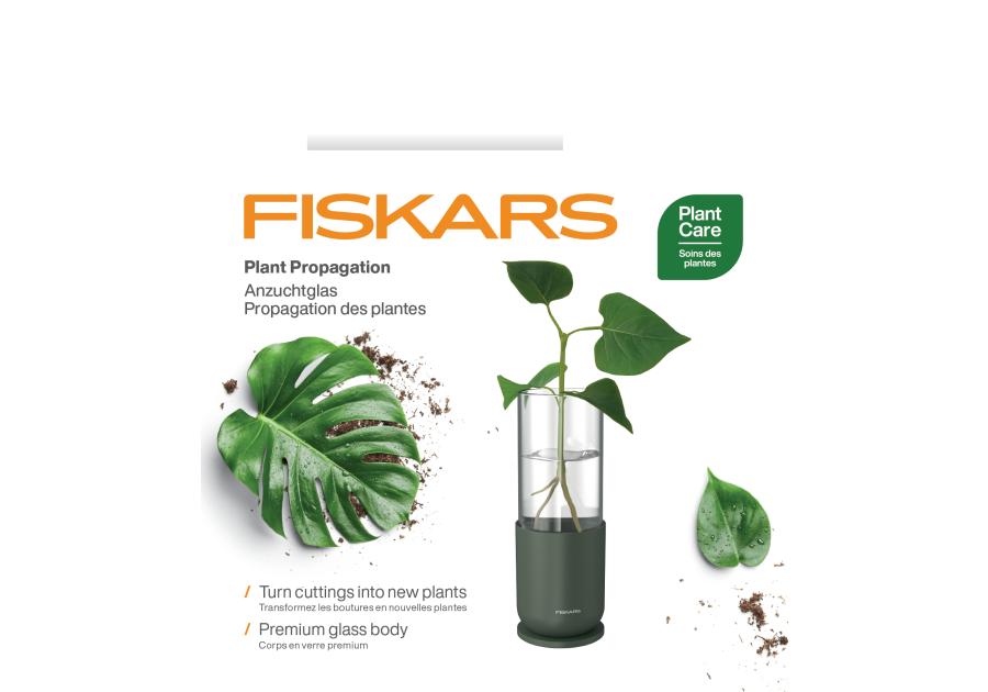 Zdjęcie: Pojemnik do propagacji roślin Plant Care szklany z metalową podstawą FISKARS