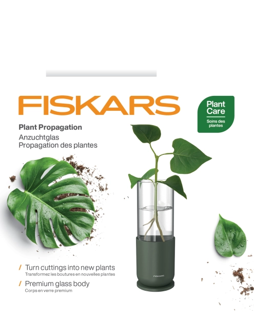 Zdjęcie: Pojemnik do propagacji roślin Plant Care szklany z metalową podstawą FISKARS