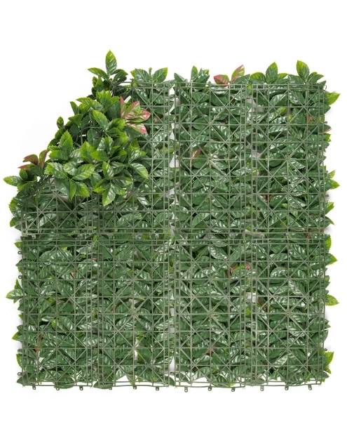 Zdjęcie: Ścianka Vertical Red Lauro, 1x1m, zielony NORTENE