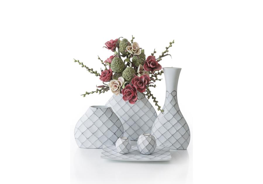 Zdjęcie: Wazon ceramiczny Padva 26x10x54 cm EUROFIRANY