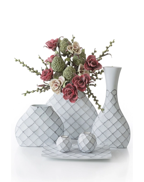 Zdjęcie: Wazon ceramiczny Padva 26x10x54 cm EUROFIRANY