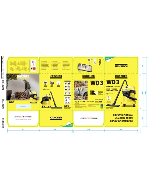 Zdjęcie: Odkurzacz uniwersalny WD 3 V-15/4/20 1.628-104.0 KARCHER