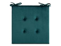 Zdjęcie: Poduszka na siedzisko Gaja 40x40x3 cm ciemny turkus EUROFIRANY