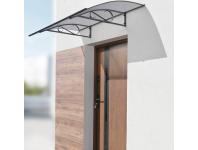Zdjęcie: Daszek Arco antracyt 150x90x25 cm, profile RAL 7016, płyta antracyt ROBELIT
