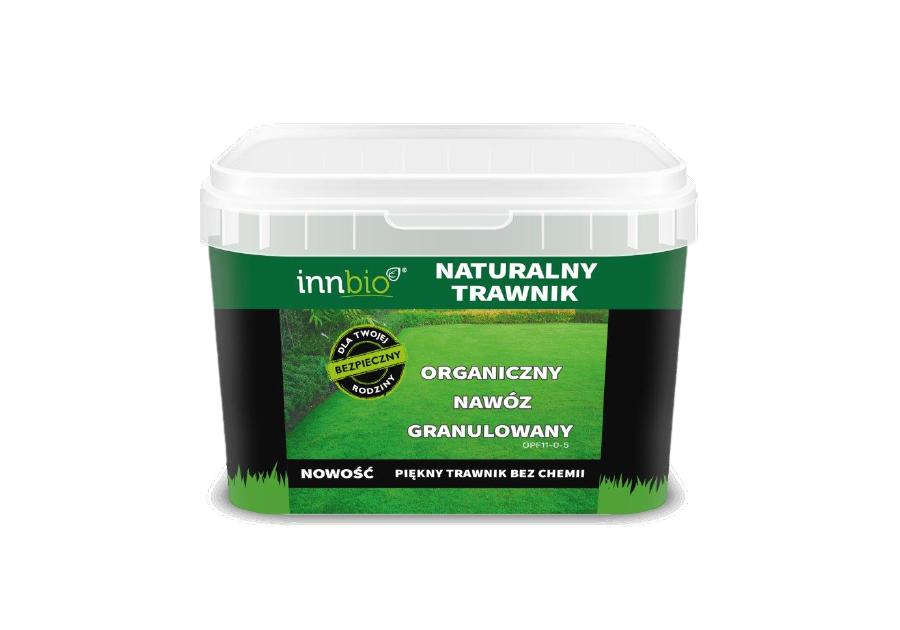 Zdjęcie: Nawóz ekologiczny granulowany Naturalny Trawnik 2,5 kg INNBIO