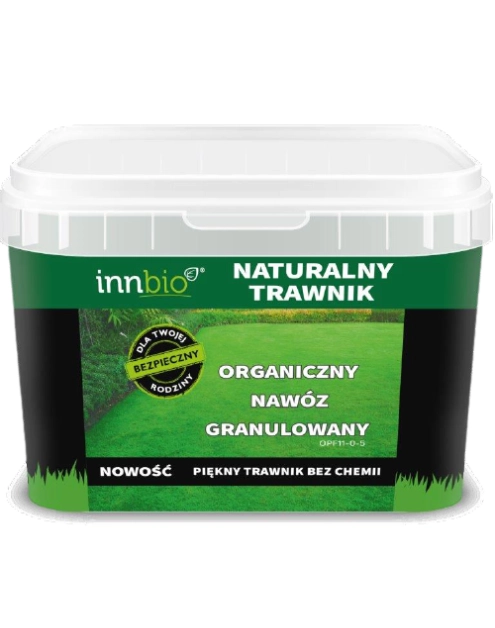 Zdjęcie: Nawóz ekologiczny granulowany Naturalny Trawnik 2,5 kg INNBIO