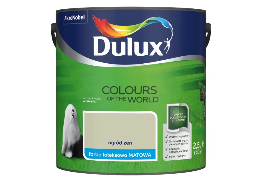 Zdjęcie: Farba do wnętrz Kolory Świata 2,5 L ogród zen DULUX