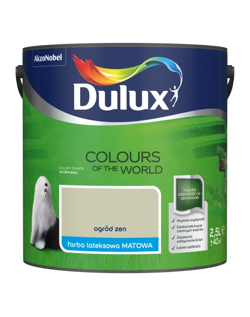 Zdjęcie: Farba do wnętrz Kolory Świata 2,5 L ogród zen DULUX