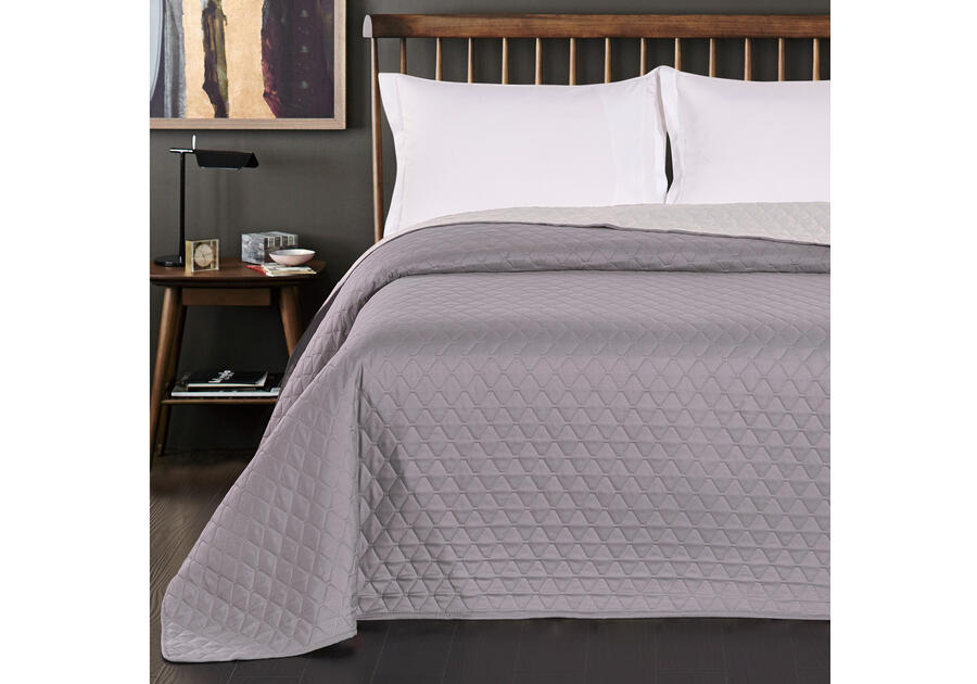 Zdjęcie: Narzuta Axel steel+silver 170x270 cm DECOKING