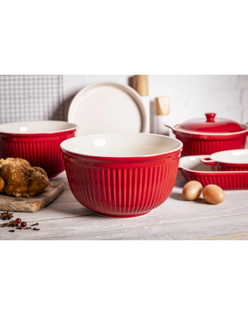 Zdjęcie: Miska ceramiczna Red Chilli 22x13 cm - 2,5 L ALTOMDESIGN