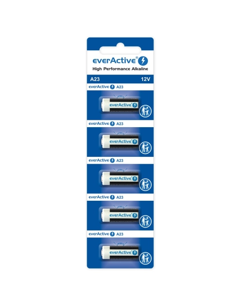 Zdjęcie: Baterie alkaline A23 5BL - 5 szt. EVERACTIVE