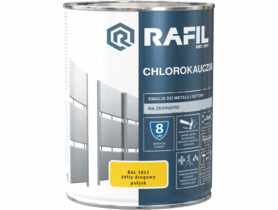 Emalia chlorokauczukowa żółty drogowy RAL1023 0,9 L RAFIL
