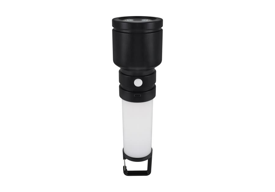 Zdjęcie: Akumulatorowa latarka LED Ster 3 W + 5 W czarny STRUHM