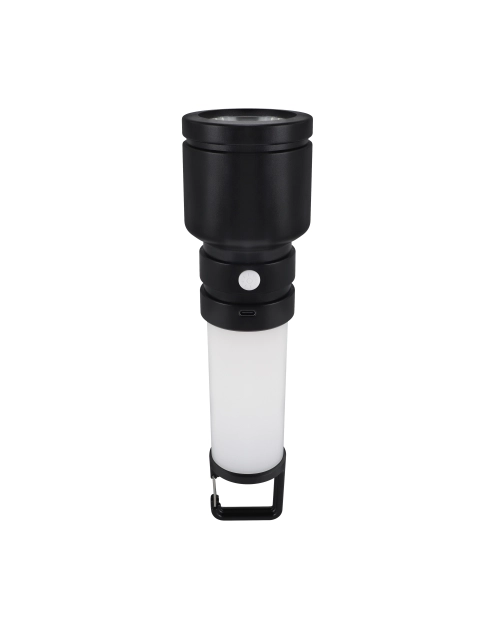 Zdjęcie: Akumulatorowa latarka LED Ster 3 W + 5 W czarny STRUHM