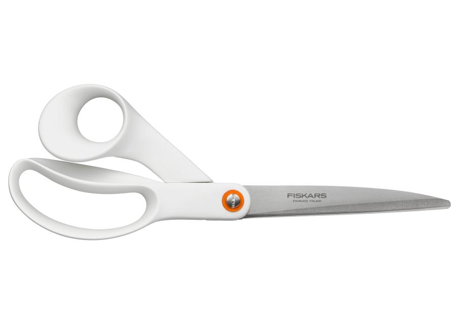 Zdjęcie: Nożyczki uniwersalne FF 25 cm białe FISKARS