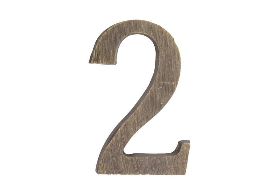 Zdjęcie: Cyfra 2 samoprzylepna patyna 50 mm METRO