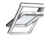 Zdjęcie: Okno obrotowe GGL PK04 2066 drewniane, malowane na biało, 3-szybowe VELUX
