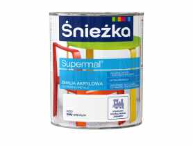 Emalia akrylowa Supremal A300 biały 0,8L ŚNIEŻKA