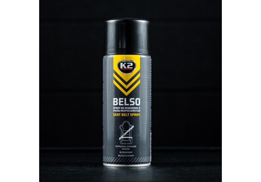 Zdjęcie: Spray do regeneracji pasów bezpieczeństwa Belso 400 ml K2