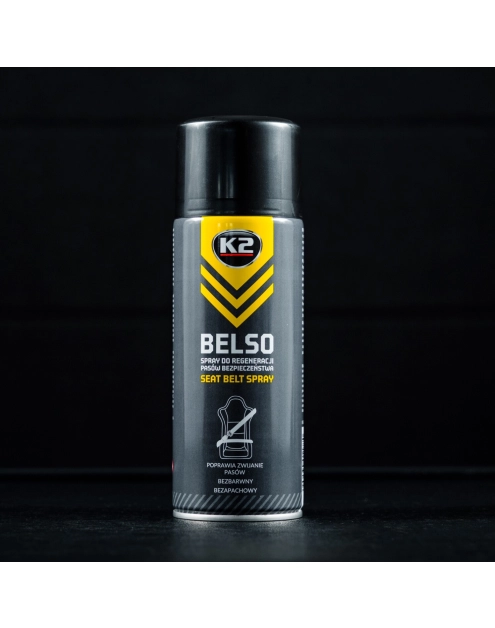 Zdjęcie: Spray do regeneracji pasów bezpieczeństwa Belso 400 ml K2