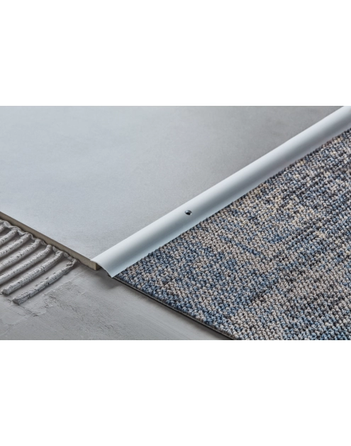 Zdjęcie: Profil progowy owalny aluminium anoda 30 mm 0,9 m srebrny CEZAR