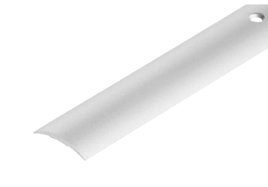 Zdjęcie: Profil progowy owalny aluminium anoda 30 mm 0,9 m srebrny CEZAR