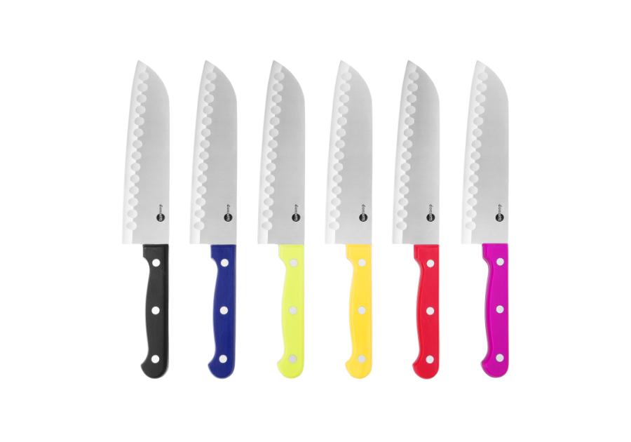 Zdjęcie: Nóż santoku Norman 17,5 cm multikolor DOMOTTI