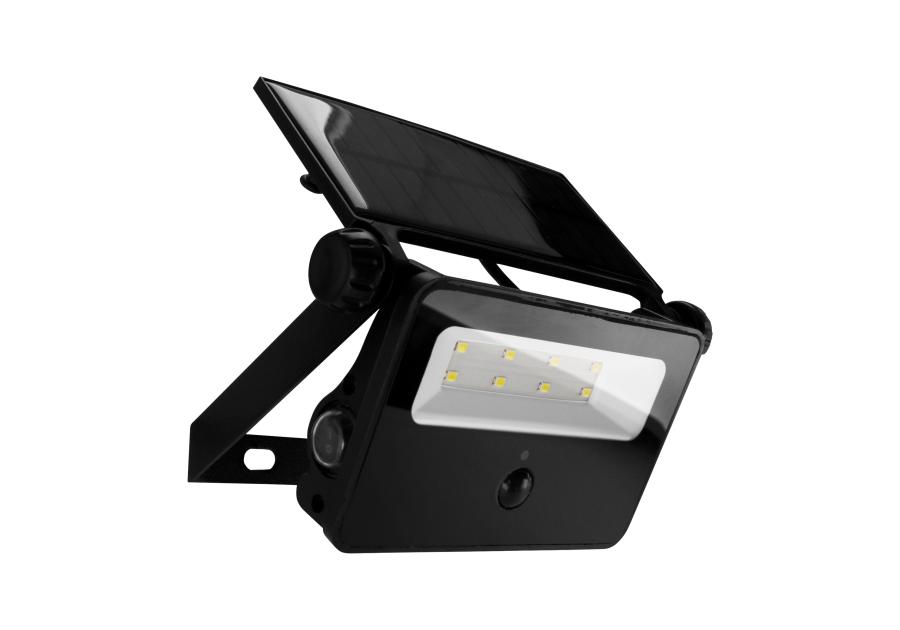 Zdjęcie: Naświetlacz solarny SMD Led z czujnikiem ruchu Santor 2 W CW czarny STRUHM