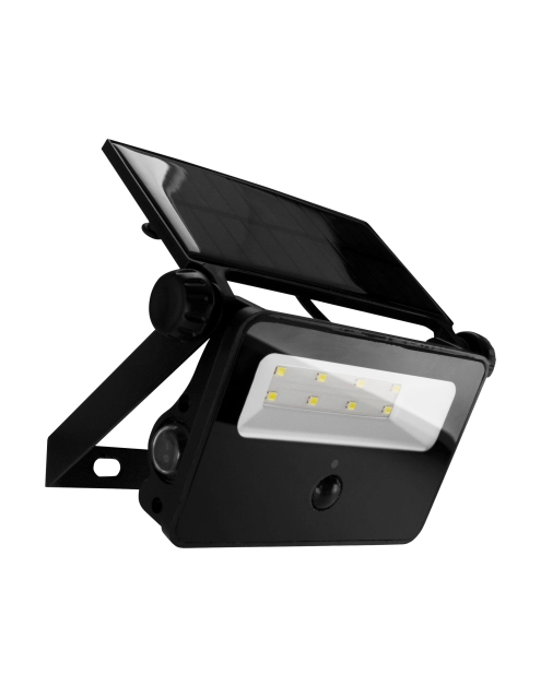 Zdjęcie: Naświetlacz solarny SMD Led z czujnikiem ruchu Santor 2 W CW czarny STRUHM