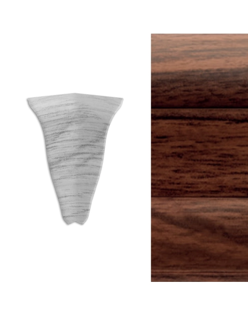 Zdjęcie: Narożnik wewnętrzny do listwy LM55 1 szt. orzech jupiter ARBITON