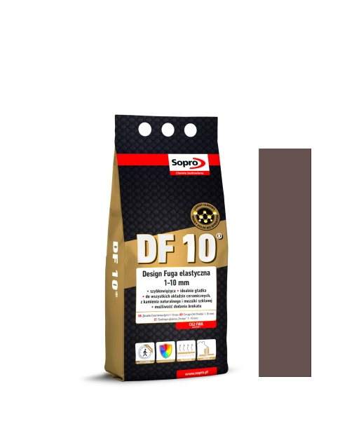 Zdjęcie: Fuga elastyczna Design DF10 1-10 mm mahoń 55 1075A SOPRO