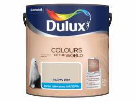 Farba do wnętrz Kolory Świata 2,5 L beżowy pled DULUX