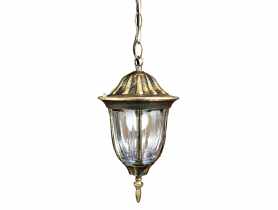 Lampa ogrodowa Florencja patyna wisząca POLUX