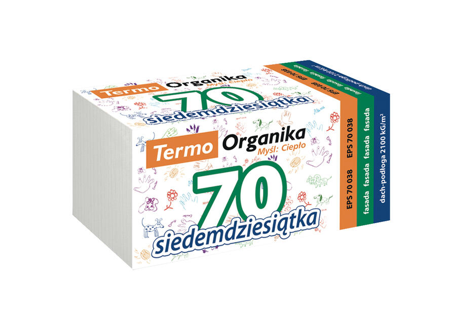 Zdjęcie: Styropian Siedemdziesiątka fasada/dach-podłoga 15 cm Frez 1000x500x150 mm TERMO ORGANIKA