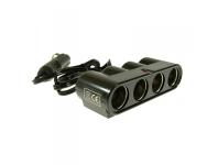 Zdjęcie: Rozgałęziacz poczwórny zapalniczki z kablem 12/24V BOTTARI