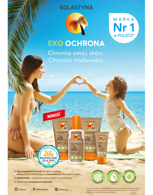 Zdjęcie: Emulsja do opalania SPF 30 Eko Ochrona 0,15 L KOLASTYNA