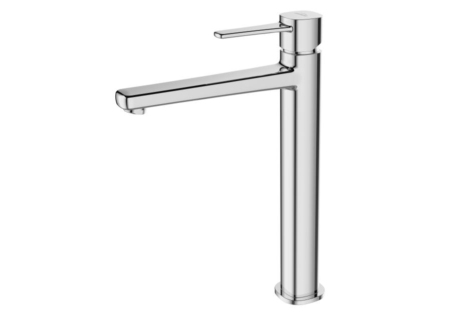 Zdjęcie: Wysoka bateria umywalkowa Glamour chrom INVENA