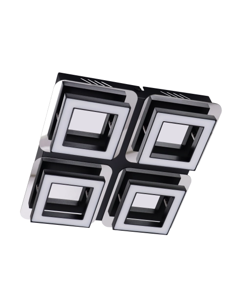 Zdjęcie: Oprawa ścienno-sufitowa SMD  Led Lipsk 4D NW kolor chrom/czarny 4 x 5 W STRUHM