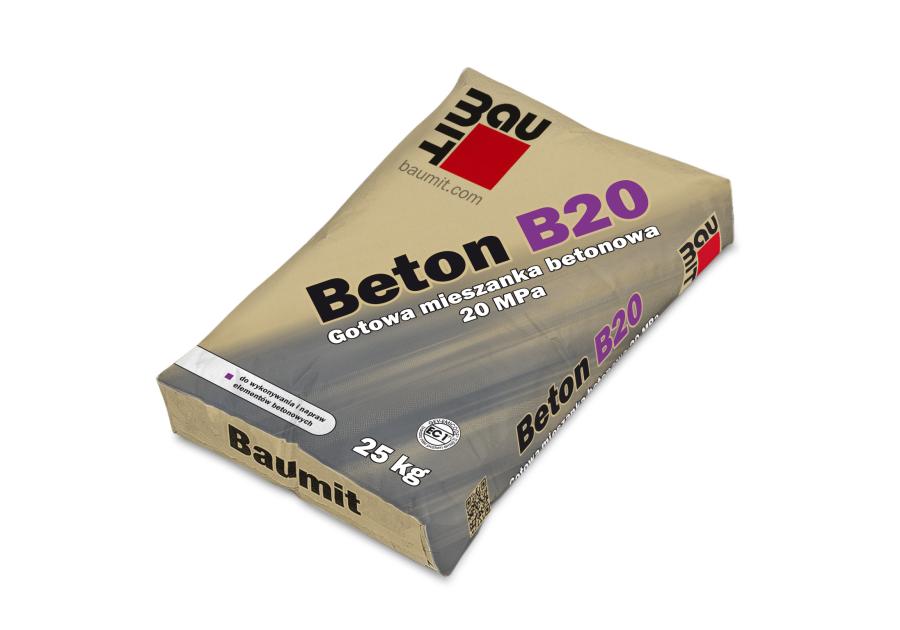 Zdjęcie: Mieszanka betonowa Beton B20 gotowa 25 kg BAUMIT