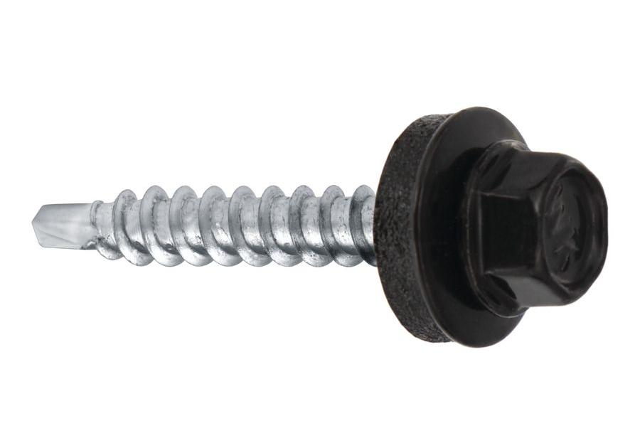 Zdjęcie: Wkręty do blachy farmery 4,8x25 mm czarne WKRĘT-MET