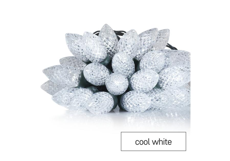 Zdjęcie: Lampki choinkowe LED Classic Chain, szyszki, 50 LED 9,8 m, zimna biel, IP44 EMOS