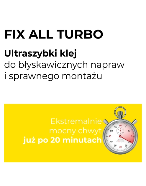 Zdjęcie: Uszczelniacz hybrydowy Fixall Turbo 290 ml biały SOUDAL