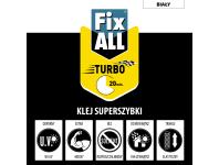 Zdjęcie: Uszczelniacz hybrydowy Fixall Turbo 290 ml biały SOUDAL