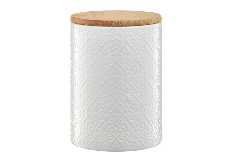 Zdjęcie: Pojemnik ceramiczny Tuvo mozaika z bambusową pokrywką 1110 ml AMBITION