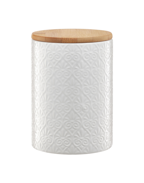 Zdjęcie: Pojemnik ceramiczny Tuvo mozaika z bambusową pokrywką 1110 ml AMBITION