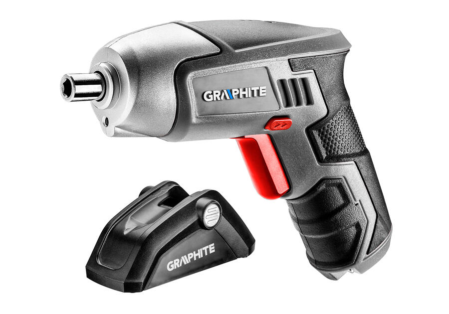 Zdjęcie: Wkrętak akumulatorowy 3.6V, Li-Ion/1.3Ah, z bazą GRAPHITE